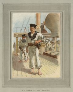 Een kapitein van de hoofdmast
